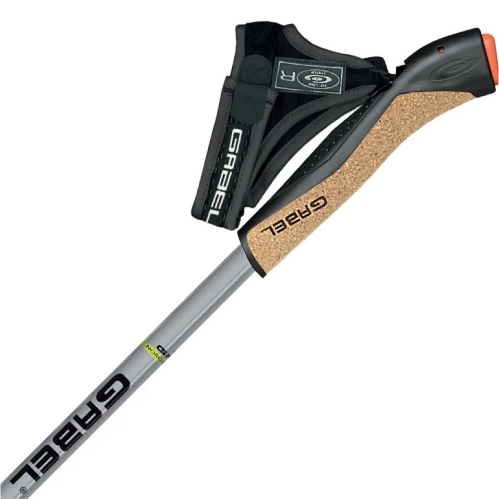 Палиці для скандинавської ходьби Gabel X-5 Black/Yellow 125 (7008351131250) (DAS301832)