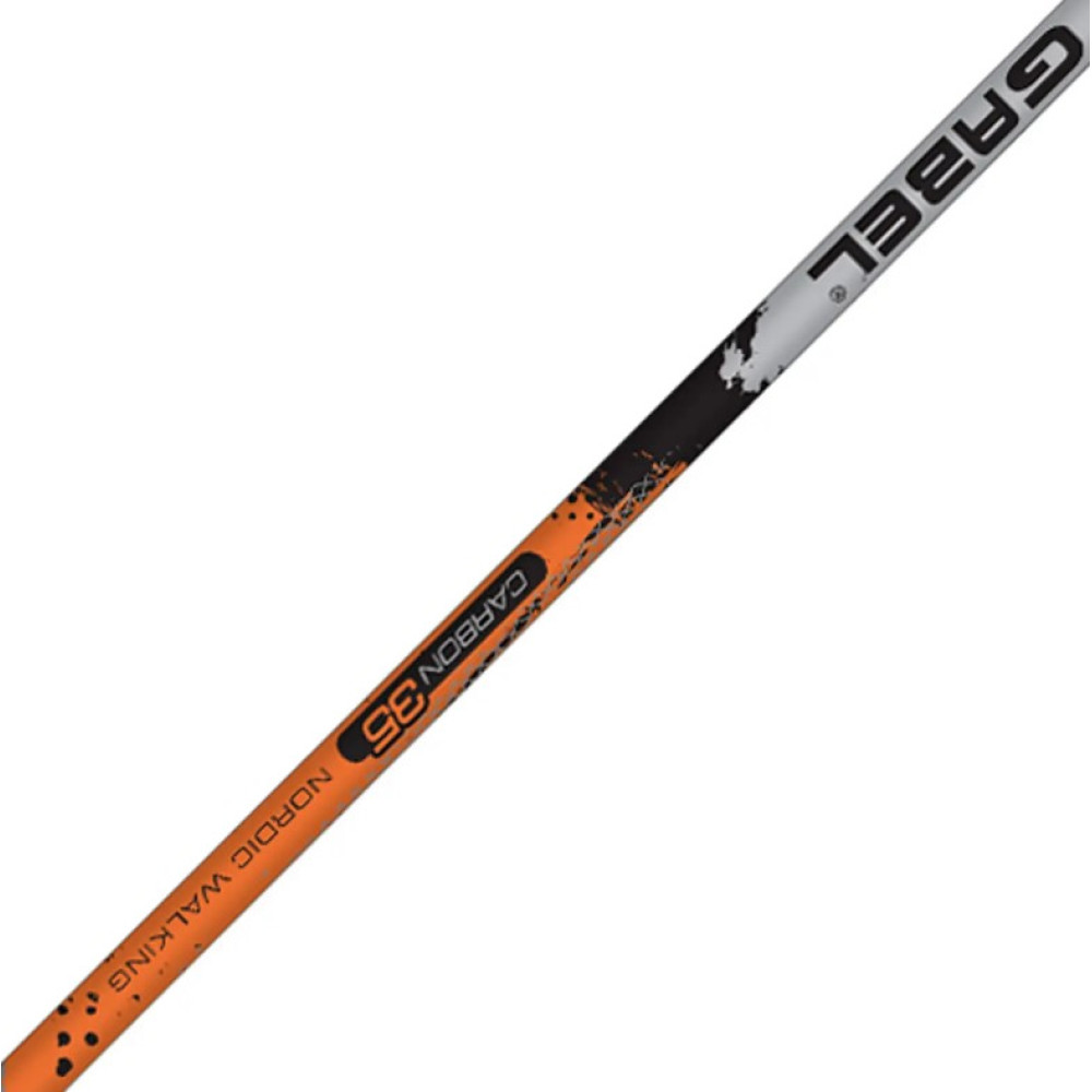 Палки для скандинавской ходьбы Gabel X-1.35 Active Knife Black/Orange 115 (7008361151150) (DAS301835)