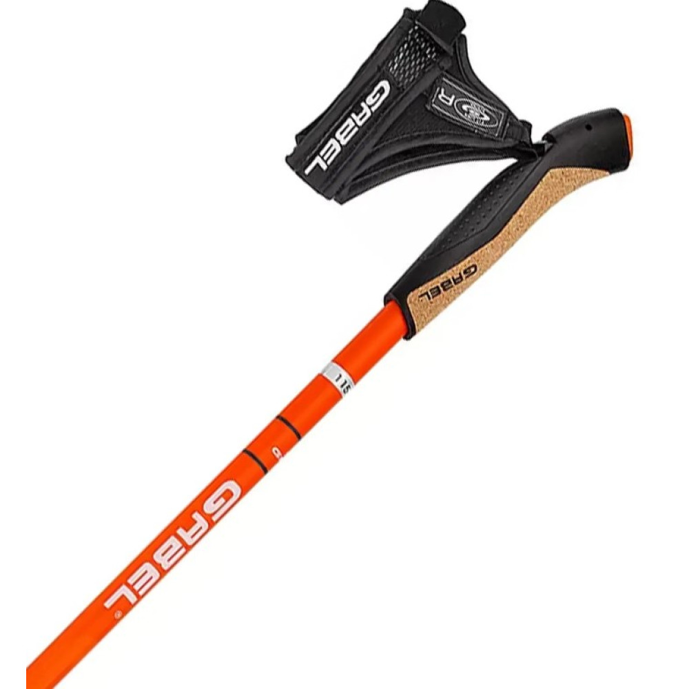 Палки для скандинавской ходьбы Gabel X-1.35 Active Knife Red/Orange 110 (7009361151100) (DAS302696)