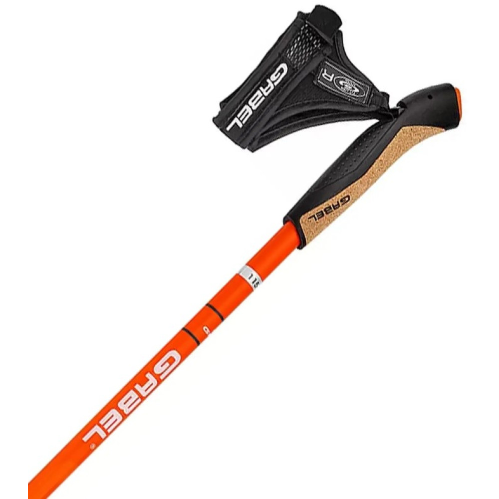 Палки для скандинавской ходьбы Gabel X-1.35 Active Knife Red/Orange 130 (7009361151300) (DAS302699)