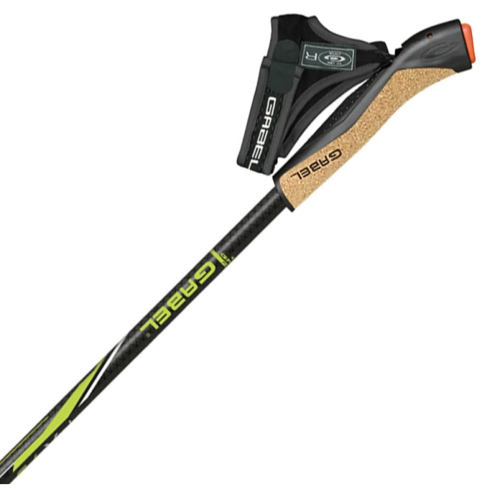 Палки для скандинавской ходьбы Gabel FX-75 Snake Carbon 125 Dual Spike (7009351011250) (DAS302750)
