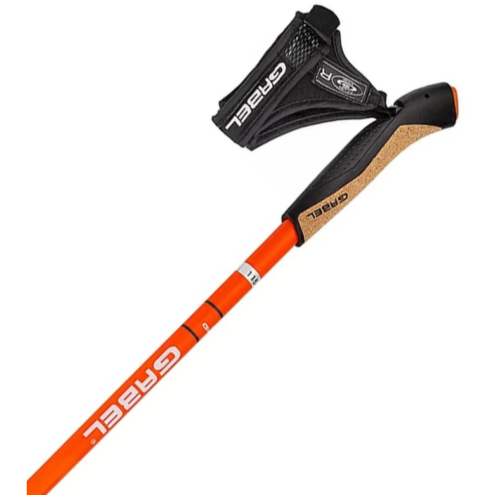 Палки для скандинавской ходьбы Gabel X-1.35 Active Knife Red/Orange 105 (7009361151050) (DAS302751)