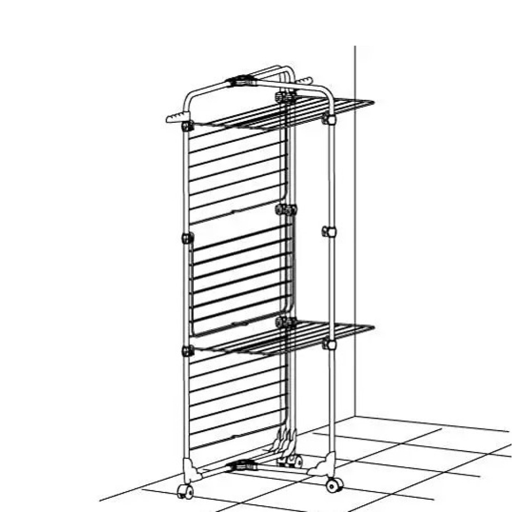 Сушарка для білизни підлогова Gimi Modular 3 Lux (154894)