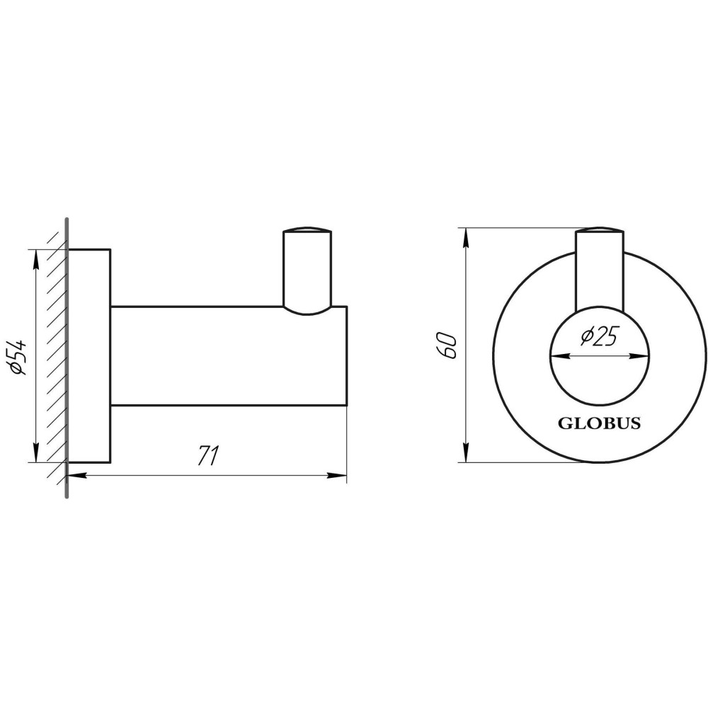 Крючок Globus Lux SS 8411