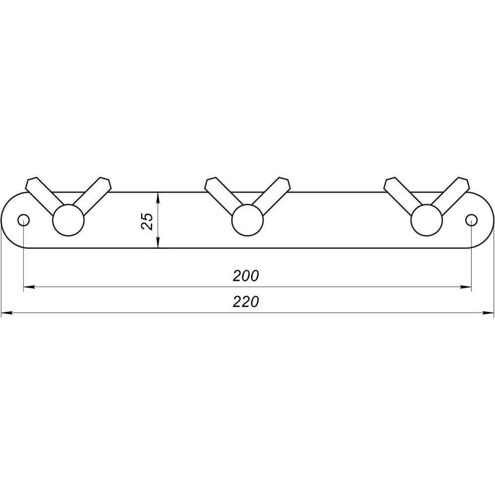 Вешалка для полотенец Globus Lux SS8435-3