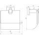 Держатель для туалетной бумаги Globus Lux BQ9410