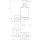 Дозатор для жидкого мыла Globus Lux BQ9433
