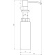 Дозатор для рідкого мила Globus Lux GS8444