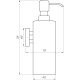 Дозатор для рідкого мила Globus Lux BS8432
