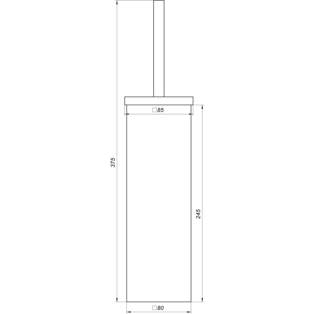 Ершик для унитаза Globus Lux SQ 9429B