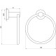 Тримач рушників Globus Lux чорний матовий BS8407