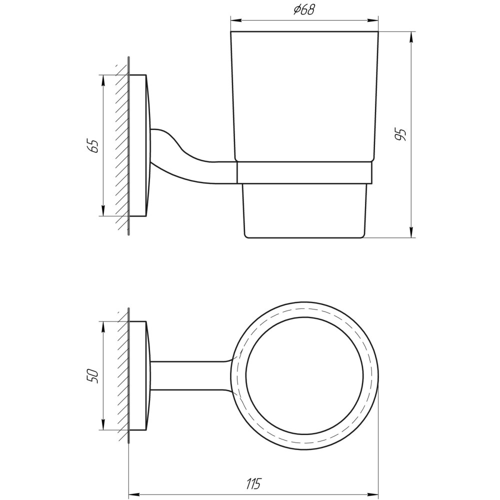 Стакан Perfect Sanitary Appliances RM 1101