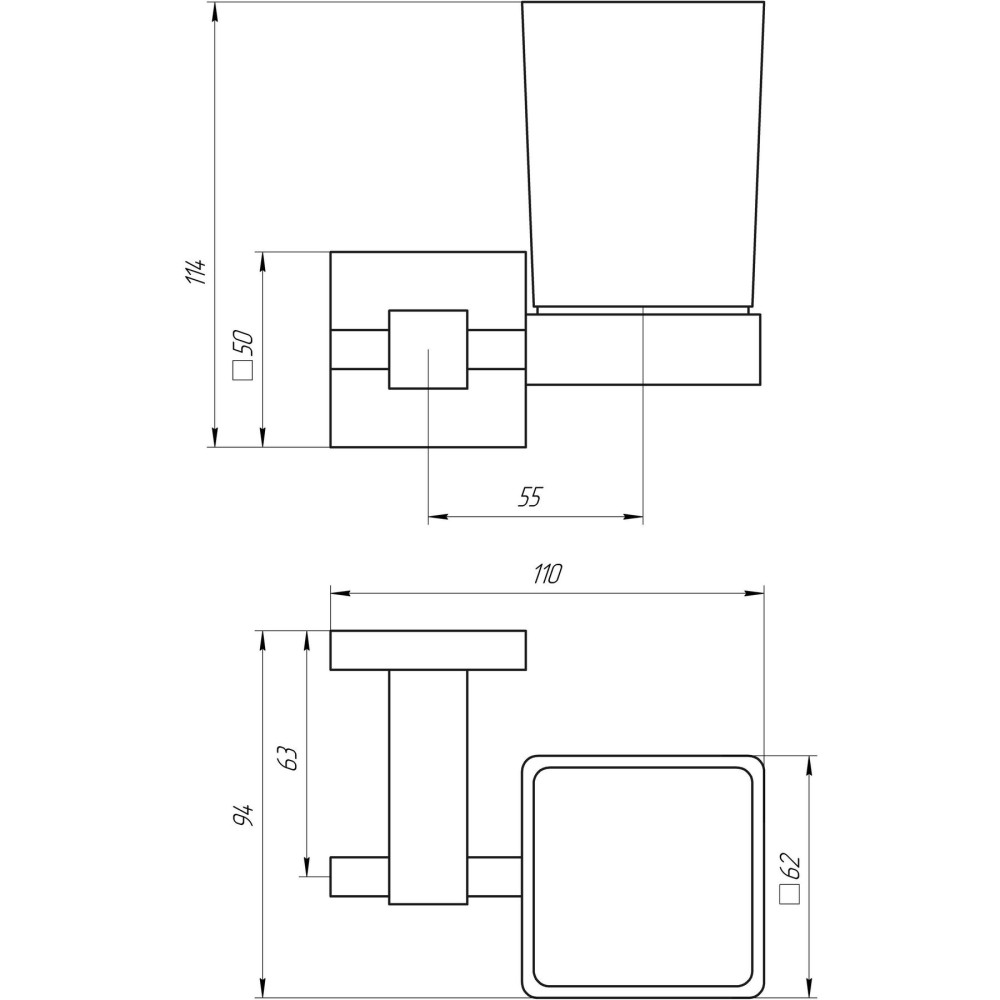 Стакан Globus Lux Q 9409