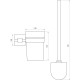 Йоржик для унітазу Globus Lux SQ 9429A