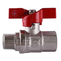 Кран кульовий прямий SELBA 1/2″ ЗВ КБ SL1508