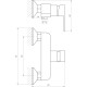 Смеситель для душа Globus Lux Milano GLM-105N-11-Graphite