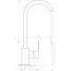 Смеситель для кухни Globus Lux Milano GLM-0203SQ