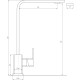 Змішувач для кухні Globus Lux SHK-203S-P