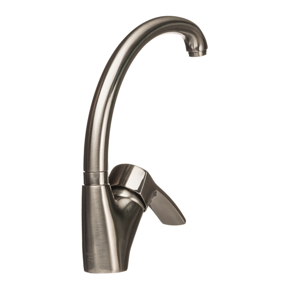 Смеситель для кухни Globus Lux QUEENSLAND GLQU-0203S-BIG-8-STSTEEL