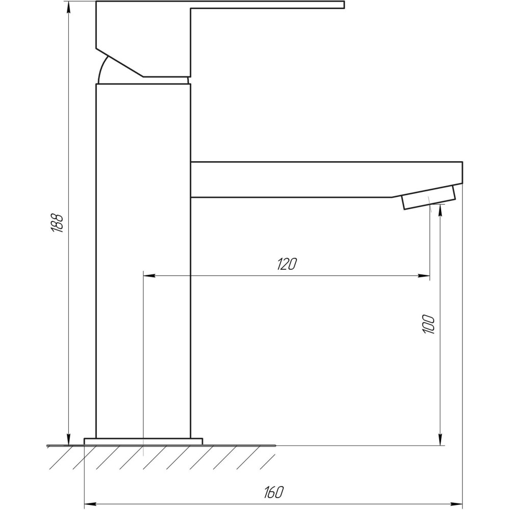 Змішувач для раковини Globus Lux SICILIA SBQ-101