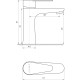 Змішувач для раковини Globus Lux MAIN SM-101