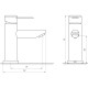 Змішувач для раковини Globus Lux WIEN SBT2-101