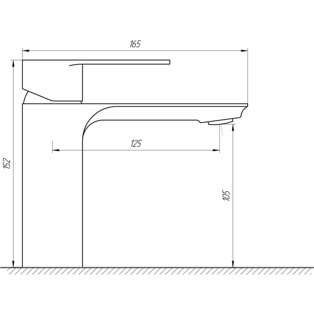 Змішувач для раковини Globus Lux Niagara GLN-0101