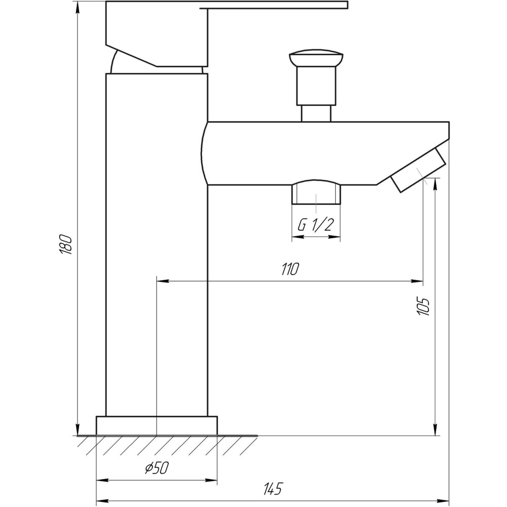 Змішувач для раковини Globus Lux WIEN SBT2-106M