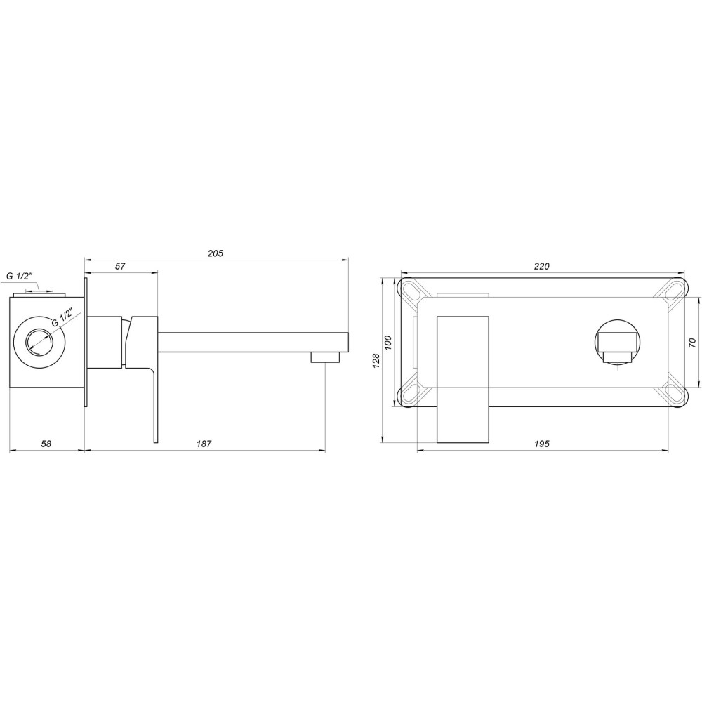 Змішувач для раковини Globus Lux Milano GLM-204-BB-SMART