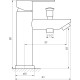 Смеситель для раковины Globus Lux WIEN SBT2-106B