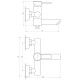 Смеситель для ванны Globus Lux WIEN SBT2-102N