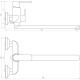 Смеситель для ванны Globus Lux Laguna GLA-0208-10-BB
