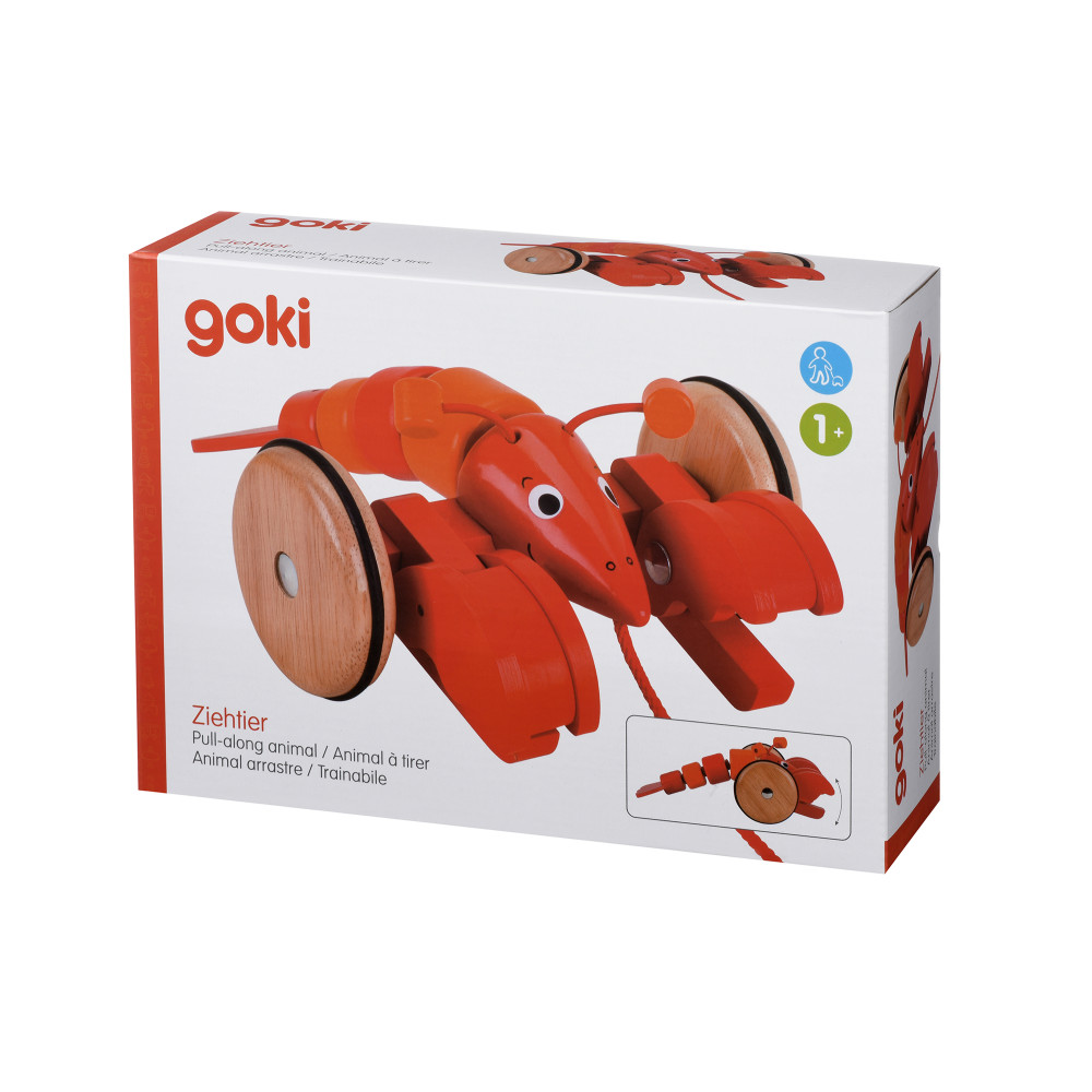 Іграшка-каталка Goki Лобстер 54904G