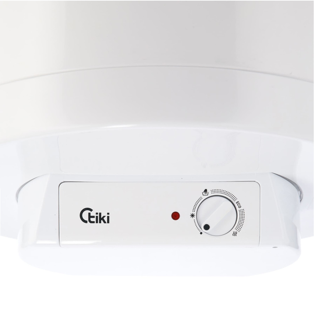 Водонагреватель Tiki GB 700181 50 л, 2.0 кВт, "сухой" ТЭН, универсальный, цилиндрический, белый (GB50_COMFORTU50)