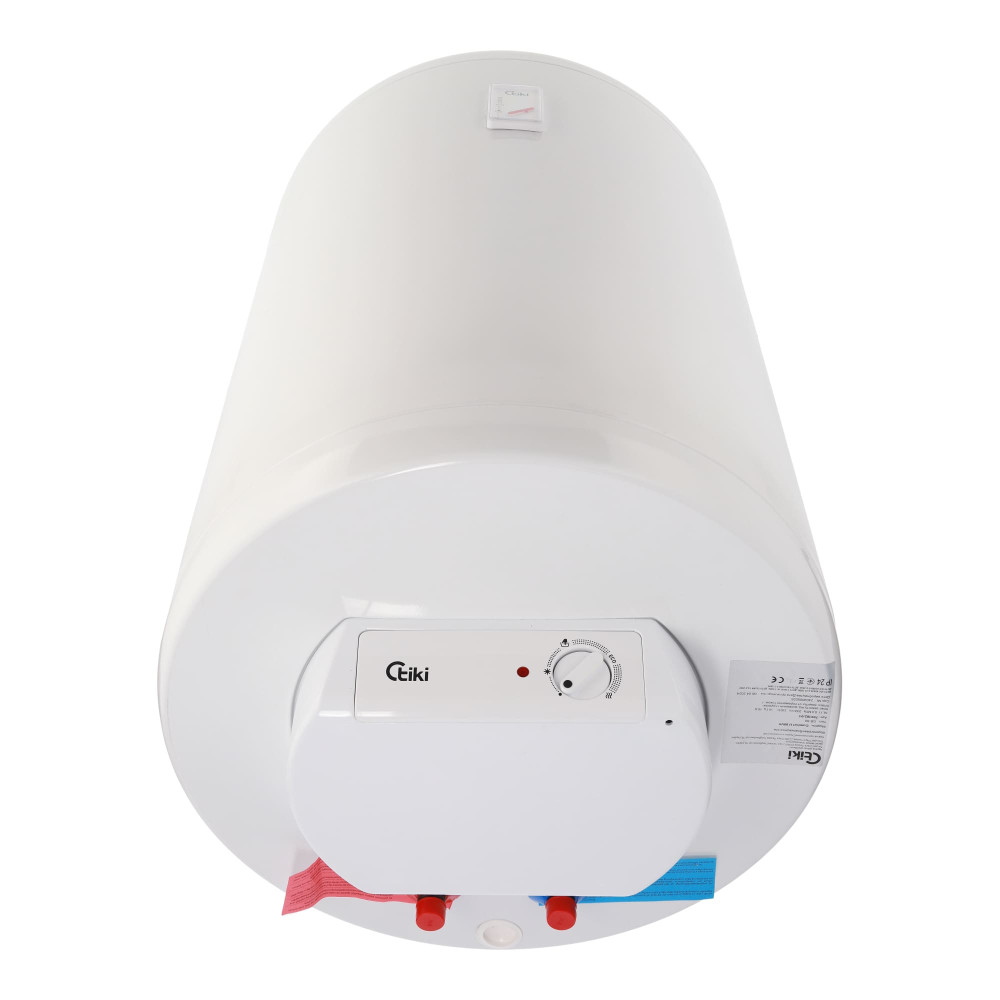 Водонагреватель Tiki GB 700182 80 л, 2.0 кВт, "сухой" ТЭН, универсальный, цилиндрический, белый (GB80_COMFORTU80)