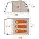 Намет Grand Canyon Topeka 3 Capulet Olive (330026) (DAS301591)
