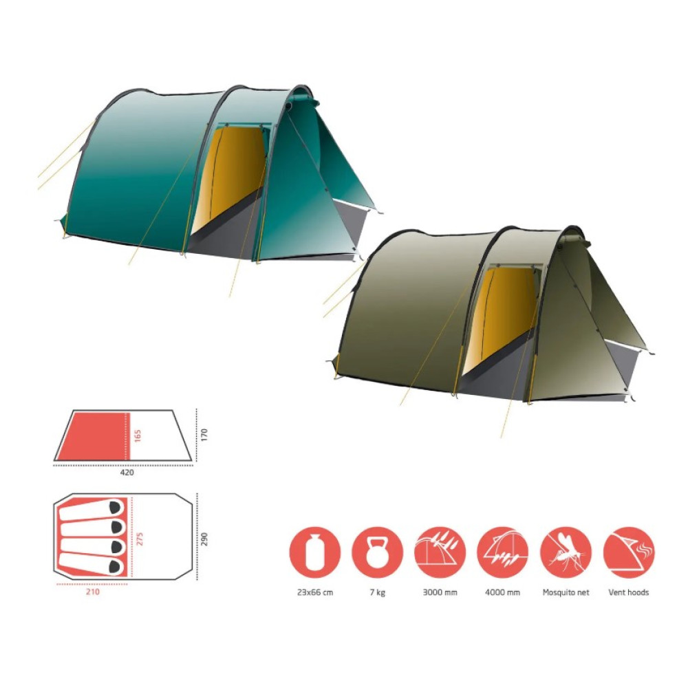 Намет Grand Canyon Robson 4 Capulet Olive (330012)