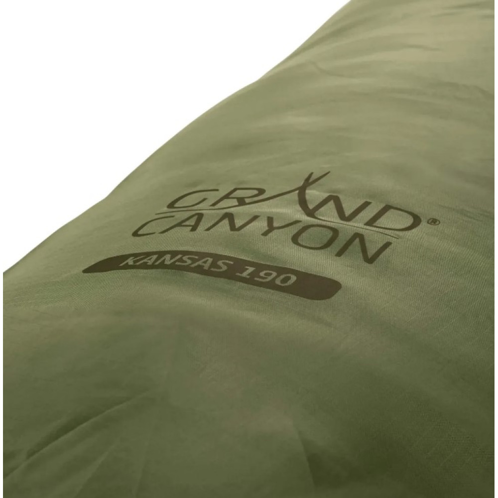 Спальный мешок Grand Canyon Kansas 190 0°C Capulet Olive Left (340019) (DAS302055)