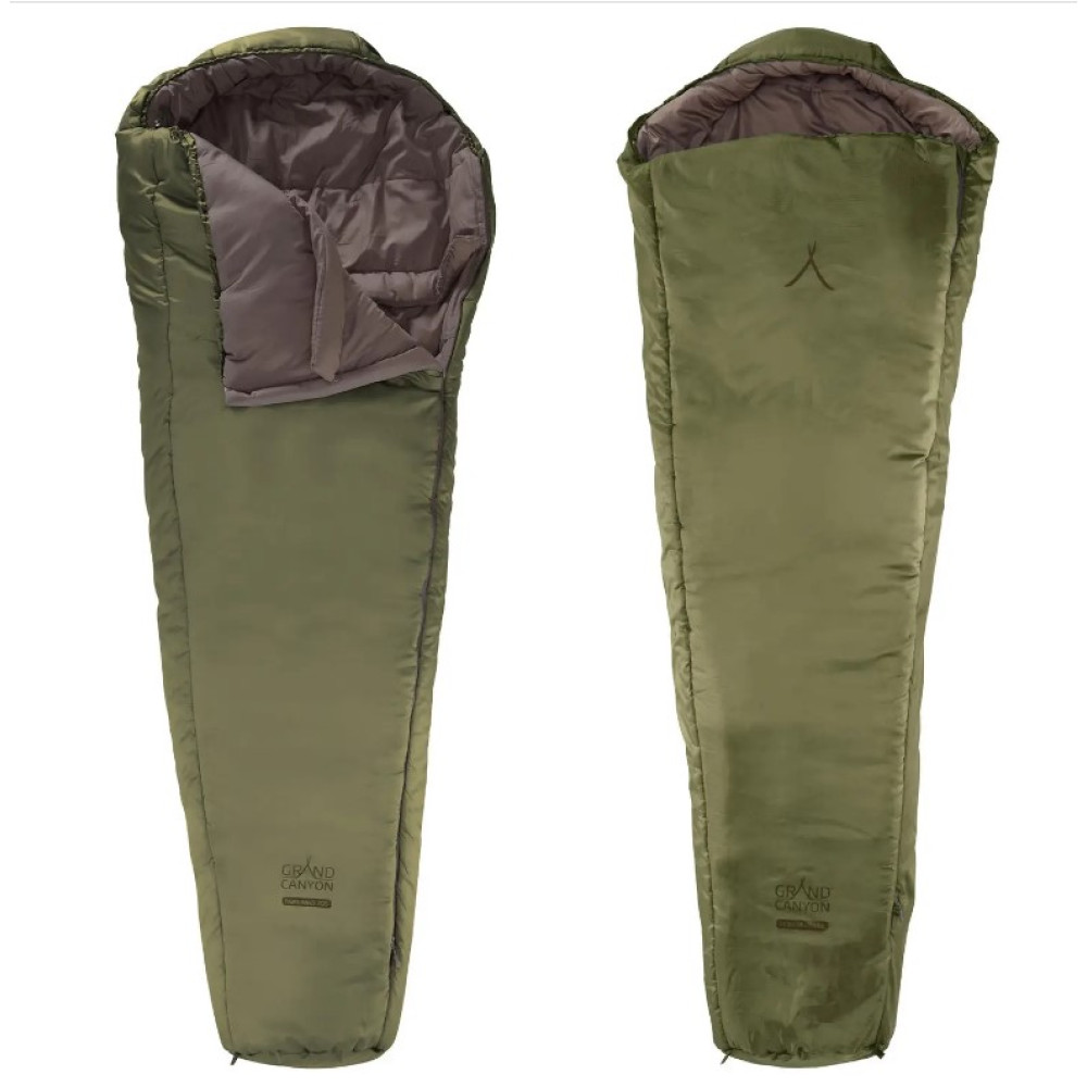 Спальний мішок Grand Canyon Fairbanks 205 -4°C Capulet Olive Left (340021) (DAS302057)
