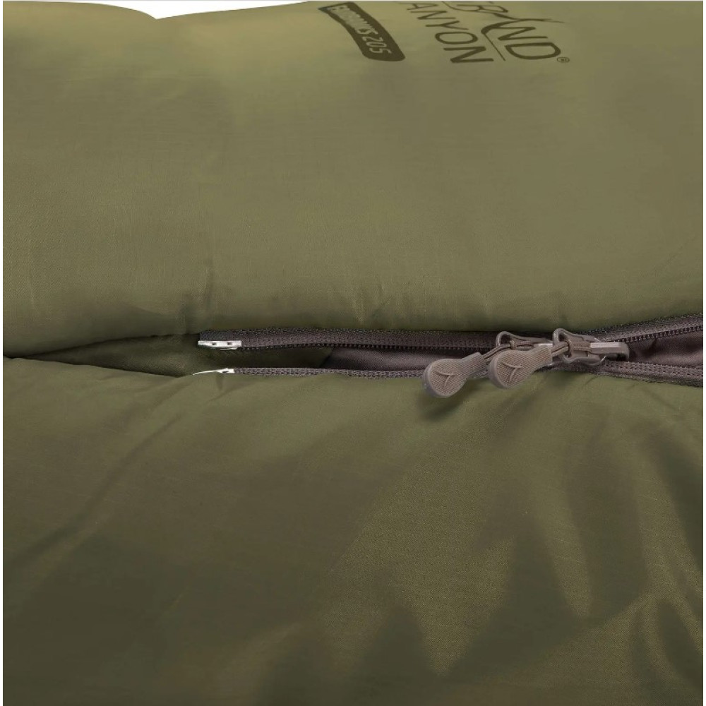 Спальний мішок Grand Canyon Fairbanks 205 -4°C Capulet Olive Left (340021) (DAS302057)
