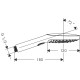 Лійка для ручного душу Hansgrohe Raindance Select E 120 3jet (26520670)