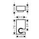 Тримач для душу Hansgrohe Porter E чорний (28387340)