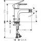 Змішувач для біде Hansgrohe Rebris E (72211670)