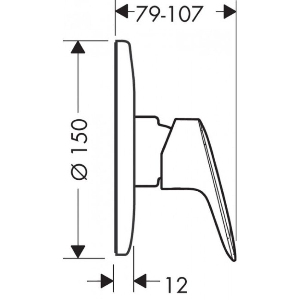 Змішувач для душа Hansgrohe Logis (71666000)