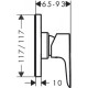 Змішувач для душа Hansgrohe Talis E (71764000)