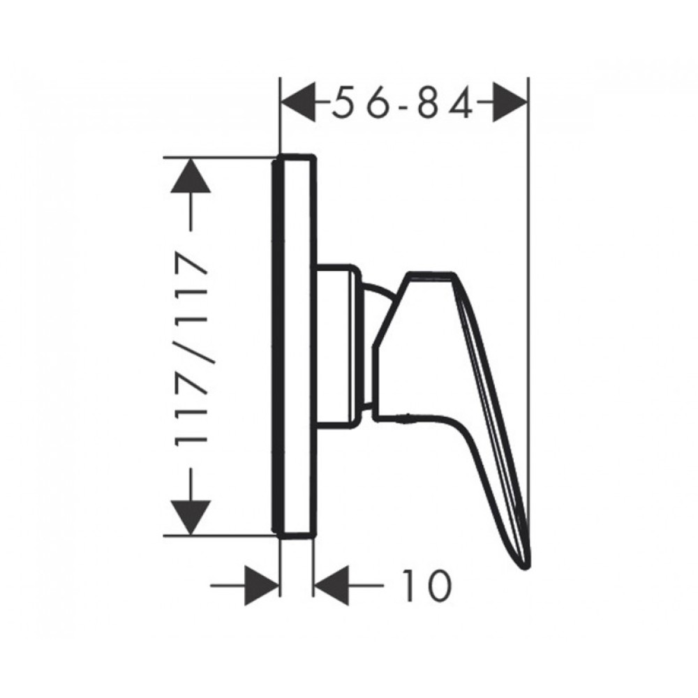 Змішувач для душа Hansgrohe Logis (71604000)