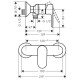 Змішувач для душа Hansgrohe Blend (71640670)