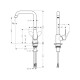 Змішувач для кухні Hansgrohe Focus M41 260 1jet (31820000)