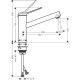 Змішувач для кухні Hansgrohe Zesis M33 150 1jet (74802670)