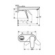 Змішувач для раковини Hansgrohe Novus (71127000)